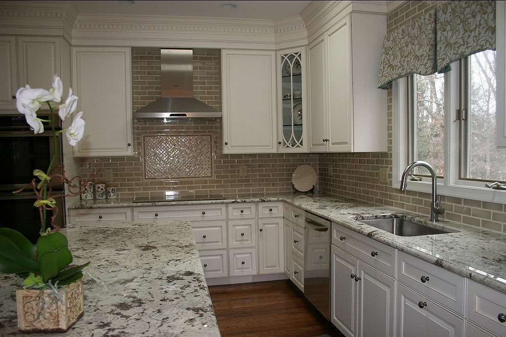 Best Photos Of White Kitchen Cabinets With Granite Countertops 