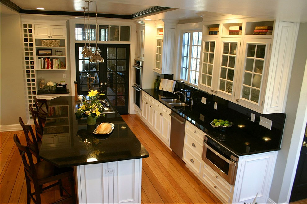 36 Fabulous Black Granite Countertops Design Ideas