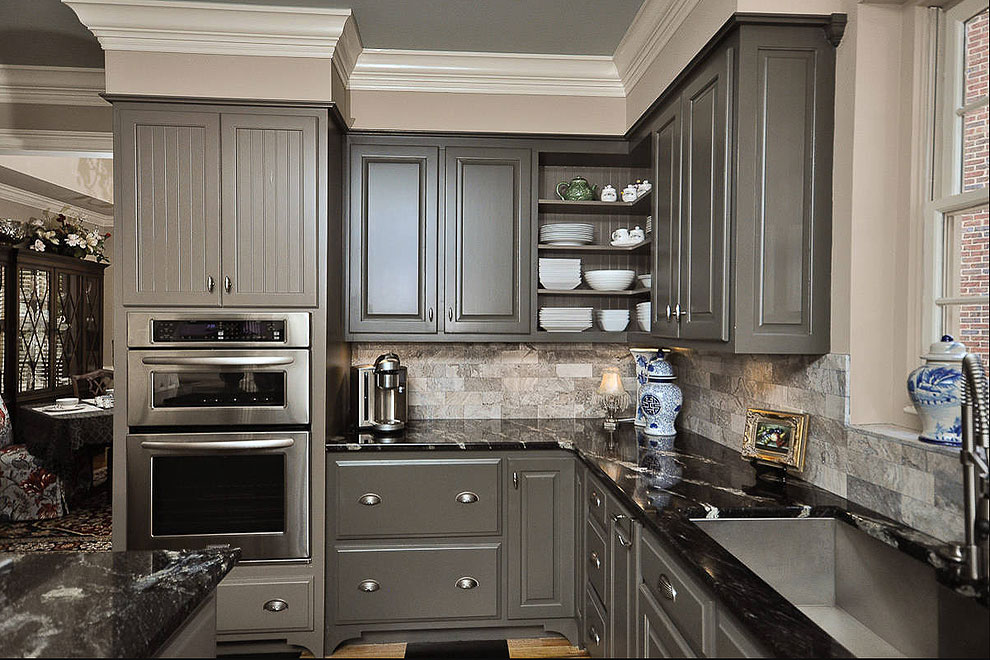 Black Granite Kitchen Countertops Design Ideas | Countertopsnews