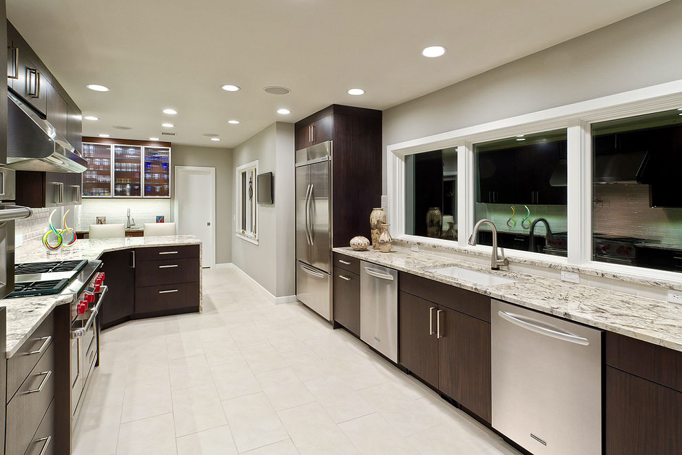 delicatus granite countertop dark cabinets beige floor compare marble