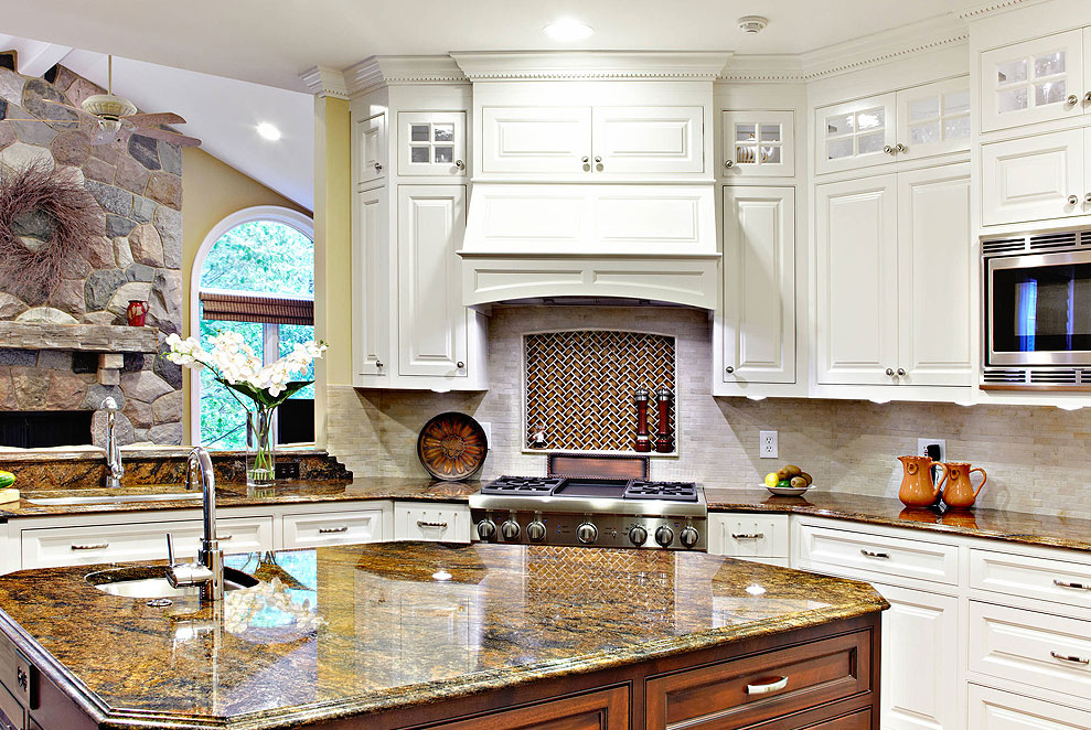 Gold Color Granite Kitchen Countertops Ideas Gold Trend