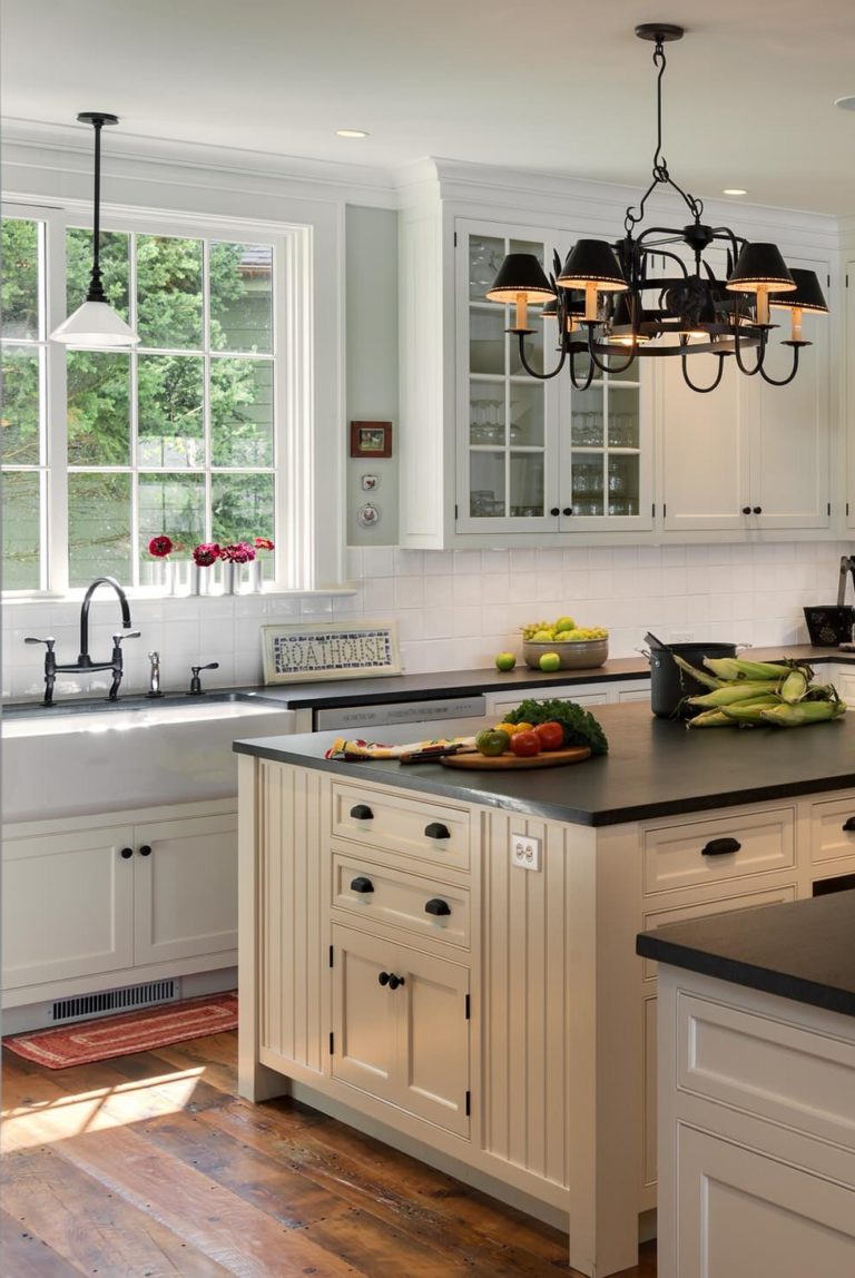 36+ Enviable Black Granite Countertops With White Cabinets