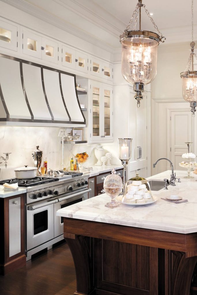 46+ White Marble Kitchen Countertops Design Ideas