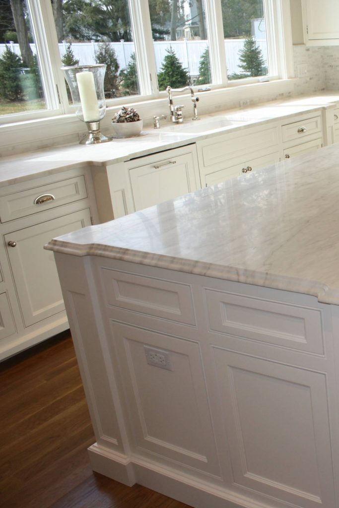 46+ White Marble Kitchen Countertops Design Ideas
