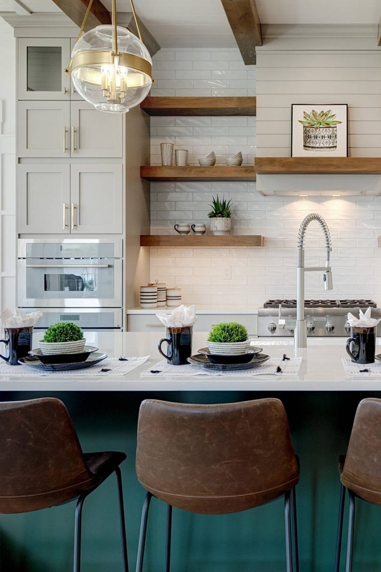 38 + Beautiful Open Floating Kitchen Shelves Ideas