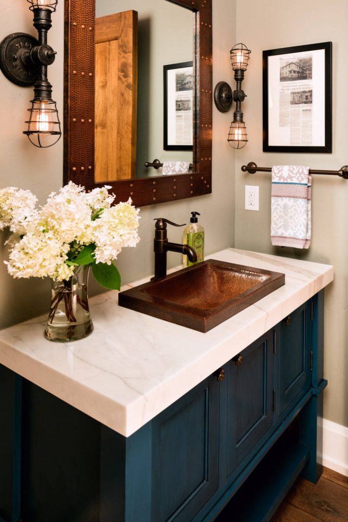 35+ Exciting Powder Room Vanity Ideas That Inspire Homeowners