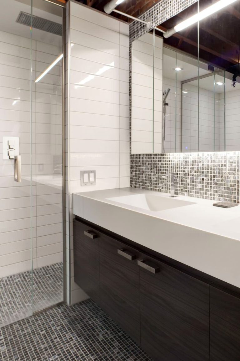 35+ Stylish Bathroom Backsplash Ideas | CountertopsNews