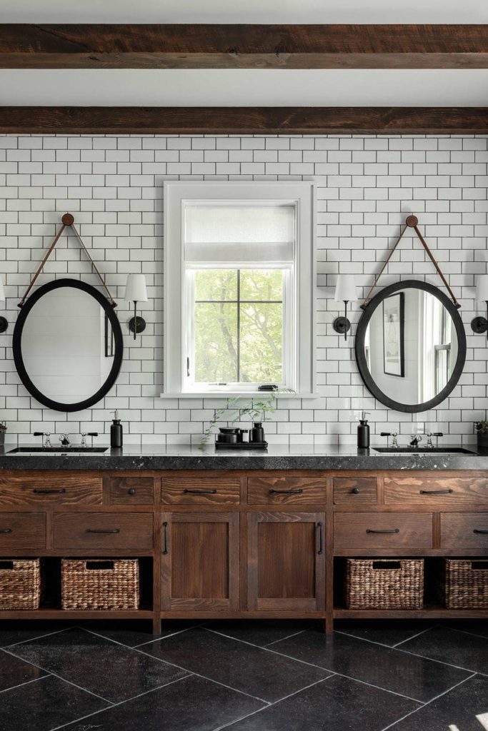 35+ Stylish Bathroom Backsplash Ideas | CountertopsNews