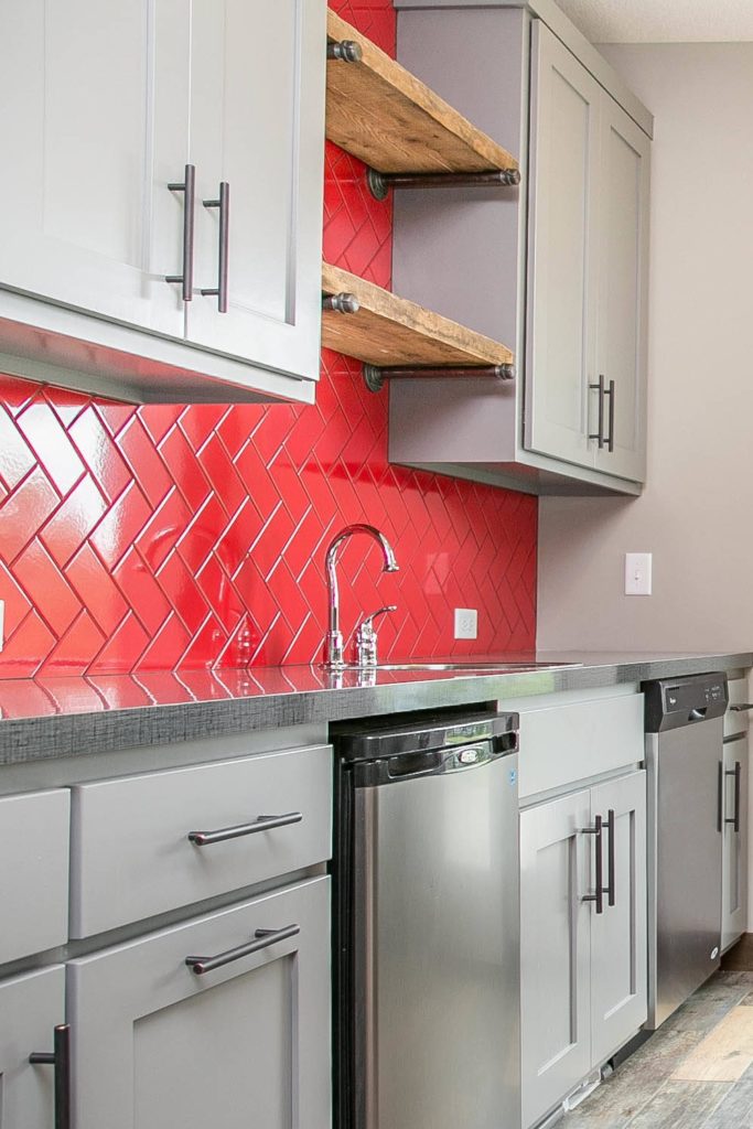 Trendy Herringbone Kitchen Backsplash Tiles Ideas Photos