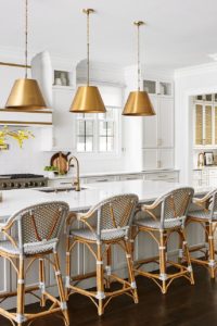 White Cabinets With Brass Hardware