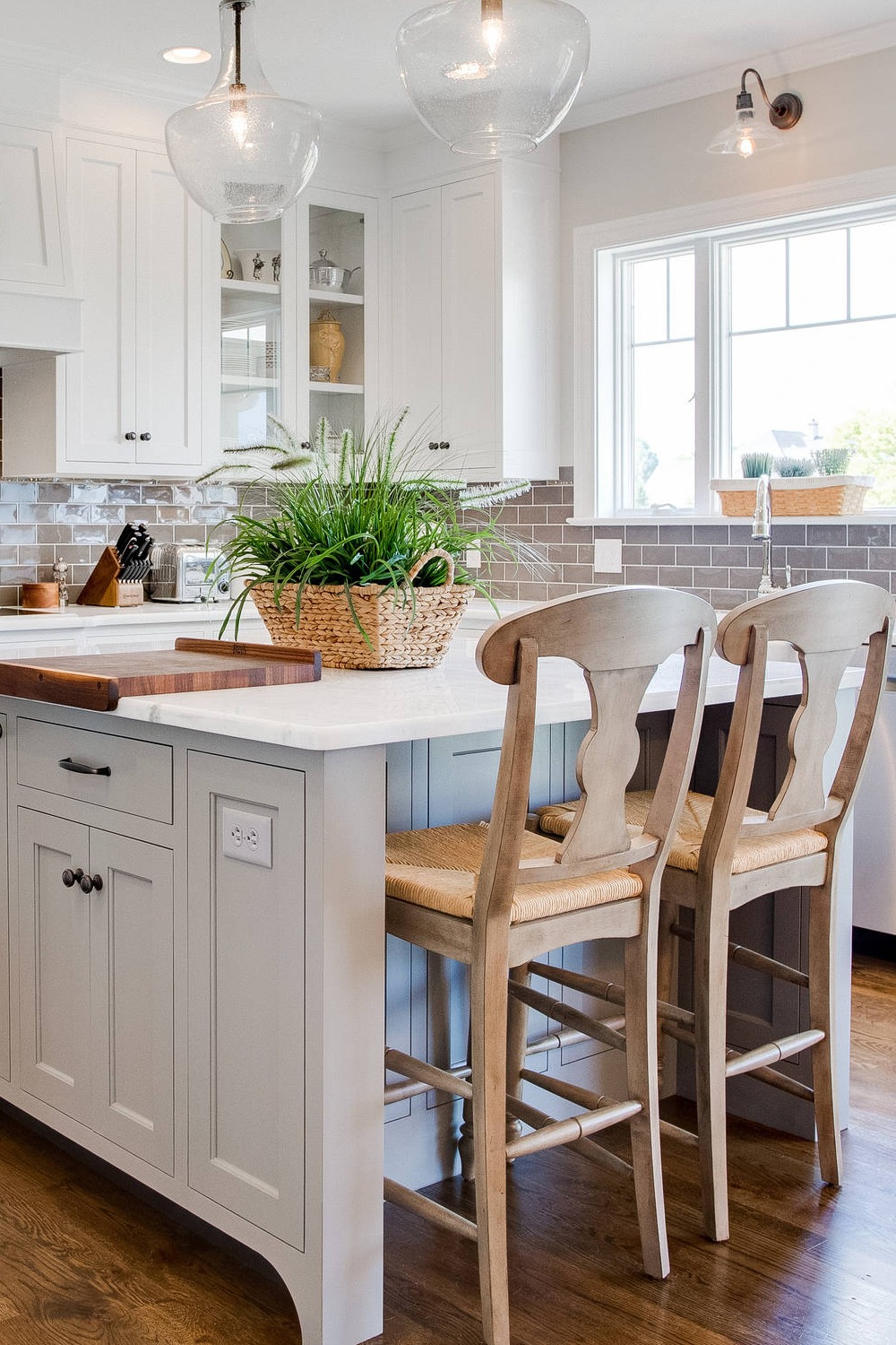 Gray Kitchen Backsplash Shaker Cabinets Design Ideas Create Neutral