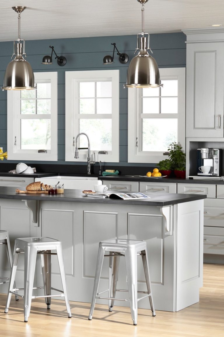 32+ Gray Cabinets With White Countertops | CountertopsNews