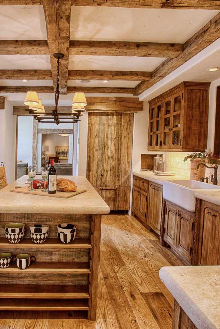 30+ Exotic Weathered Wood Kitchen Cabinets | CountertopsNews