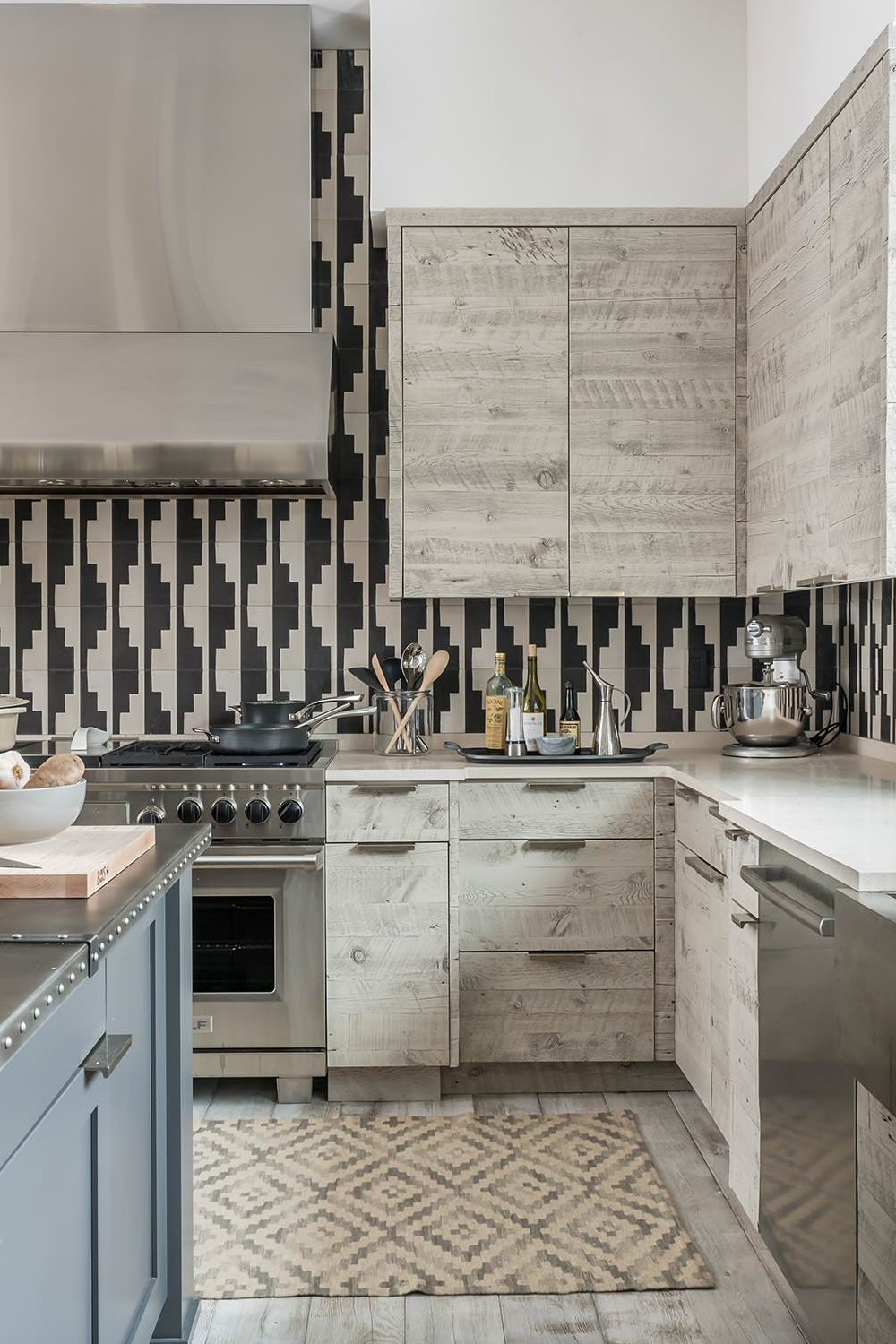 White Cabinets Kitchen Design Rustic Backsplash Create
