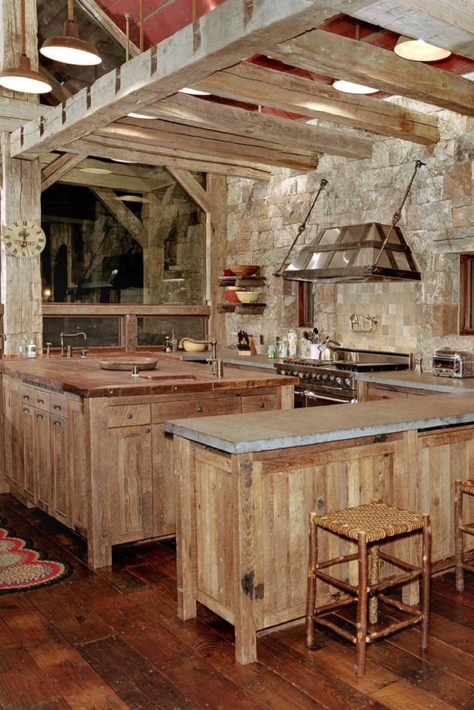30+ Exotic Weathered Wood Kitchen Cabinets | CountertopsNews