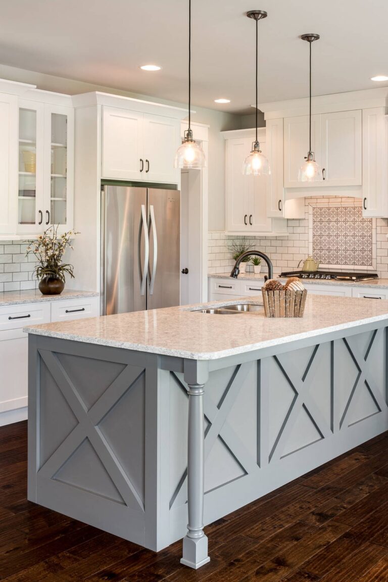 30+ Desirable X Trim Kitchen Island Design Ideas | CountertopsNews