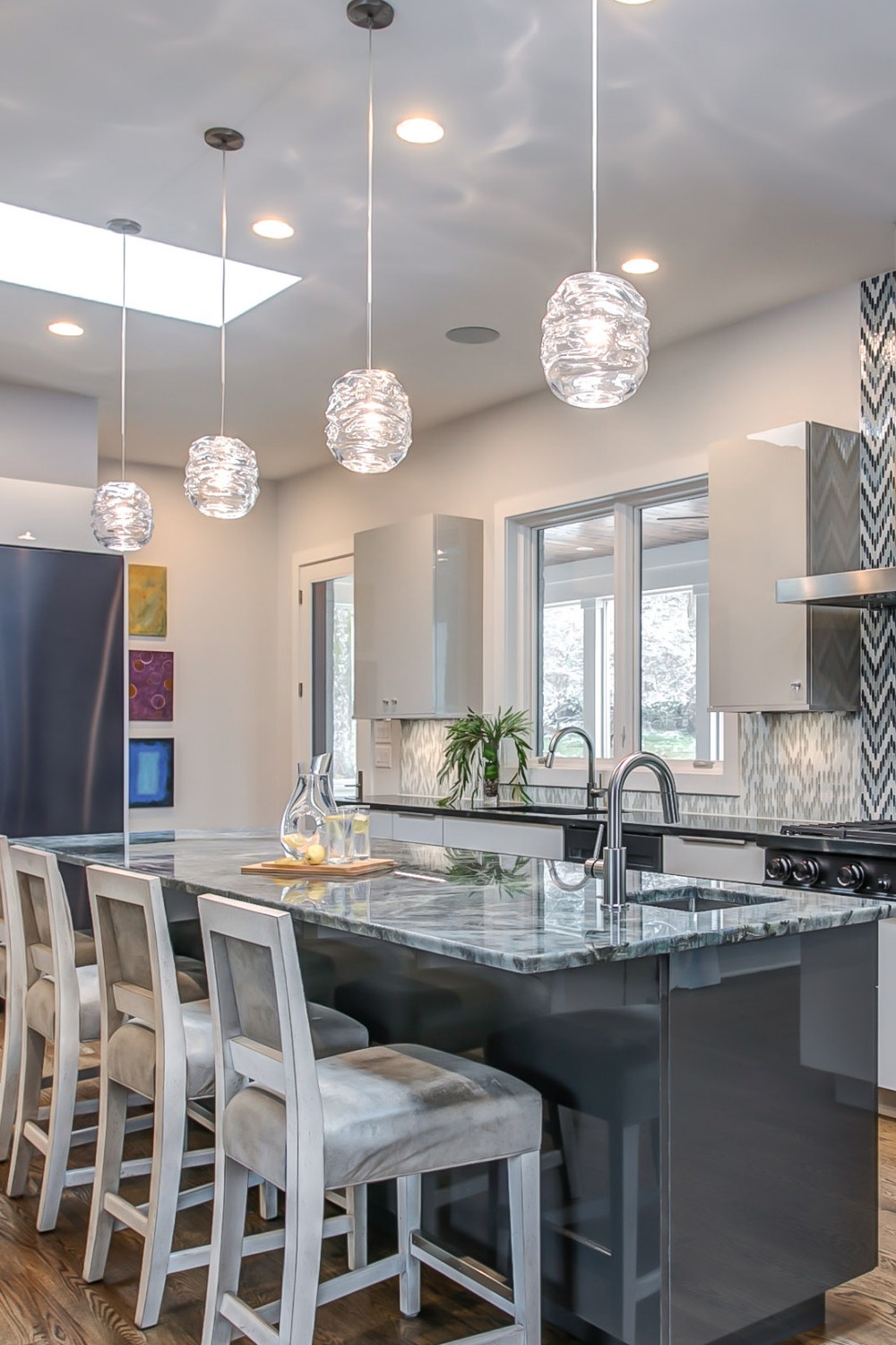 Contemporary Kitchen Skylights Rooms Pendant Light Skylight Heat Glass