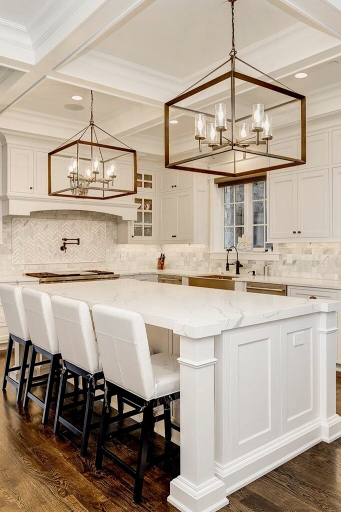 30+ White Cabinets With White Backsplash Ideas