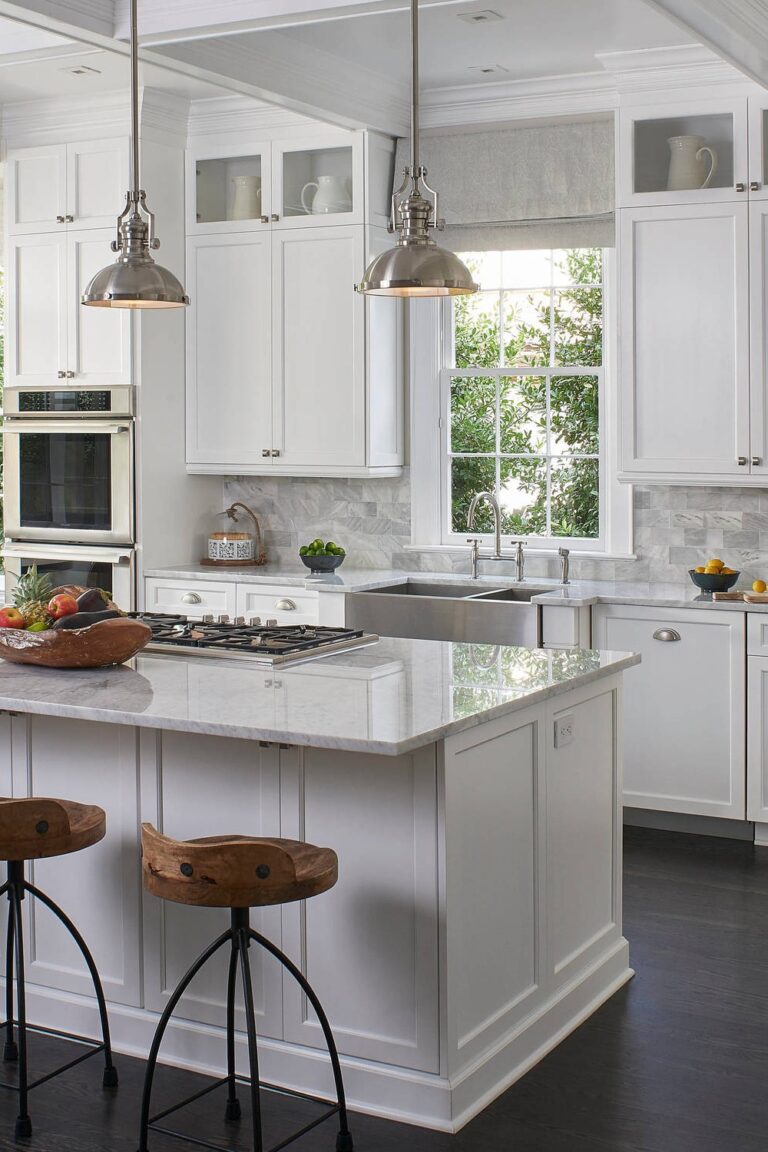 30+ White With White Backsplash Ideas
