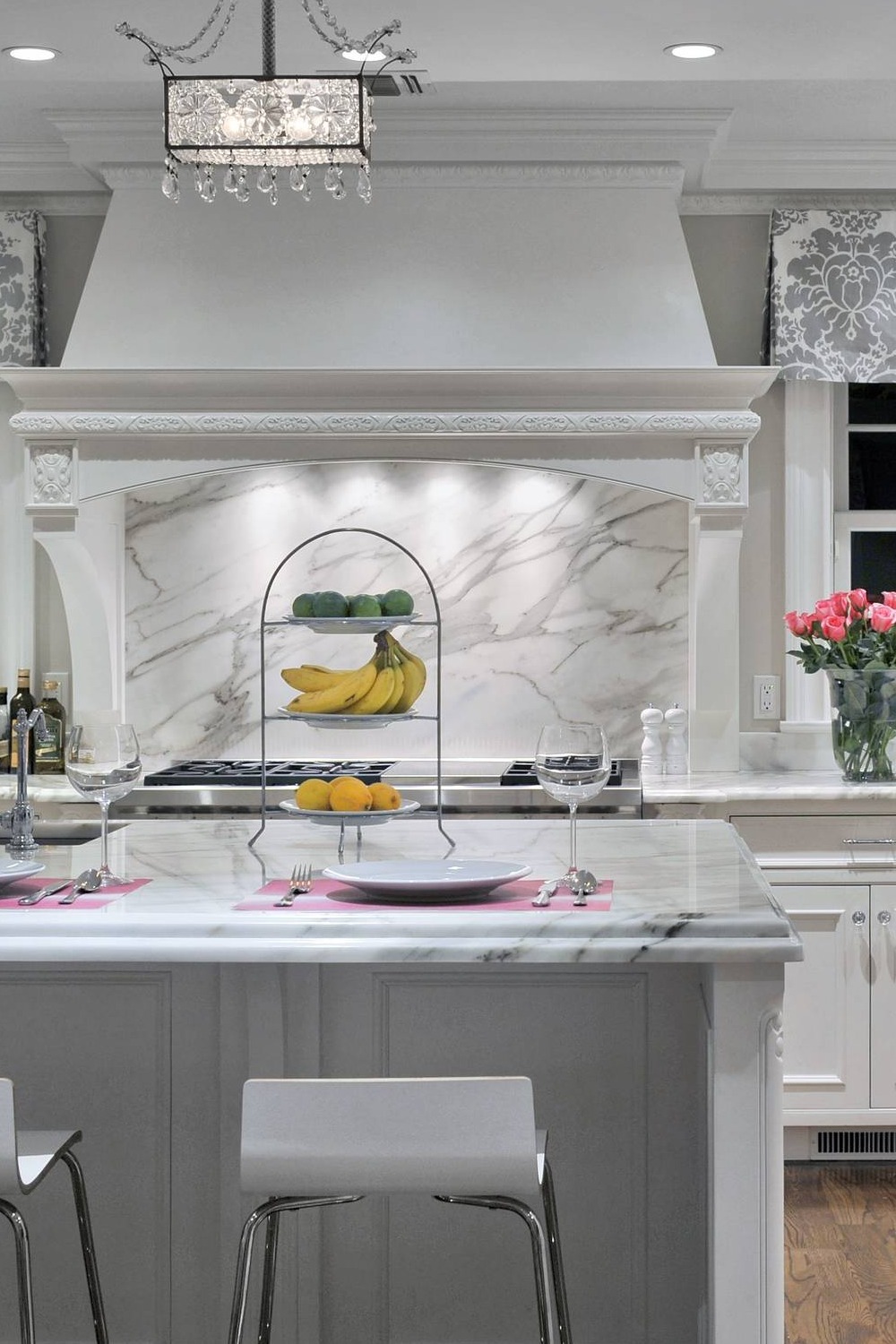 Calacatta Gold Marble Countertop Subway Tile White Kitchen Add Products
