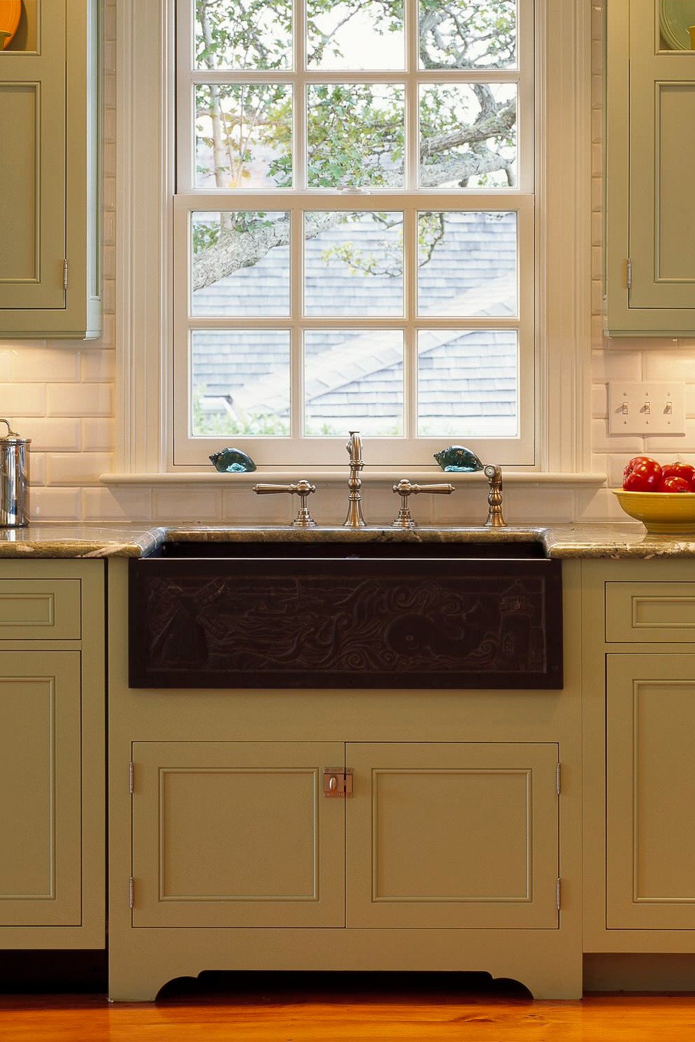 Painted Cabinets Paint Color Lower Cabinets Painted Kitchen Add Contrast Space Room Dark