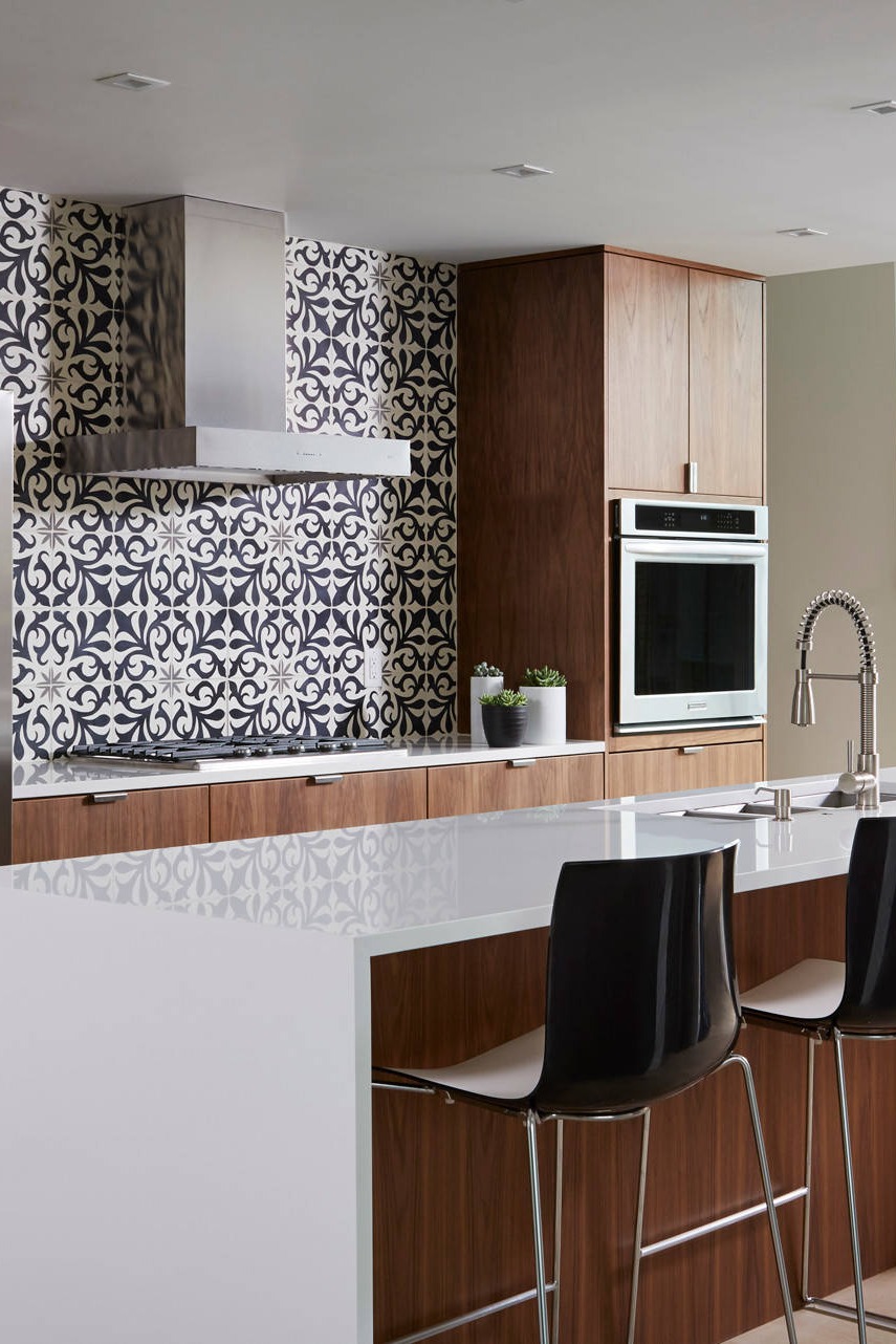 Mediterranean Moroccan Backsplash Tiles Modern Living Kitchen Project Add