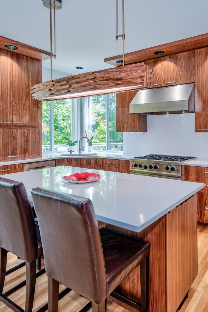 24+ High End Brown Cabinets With White Countertops