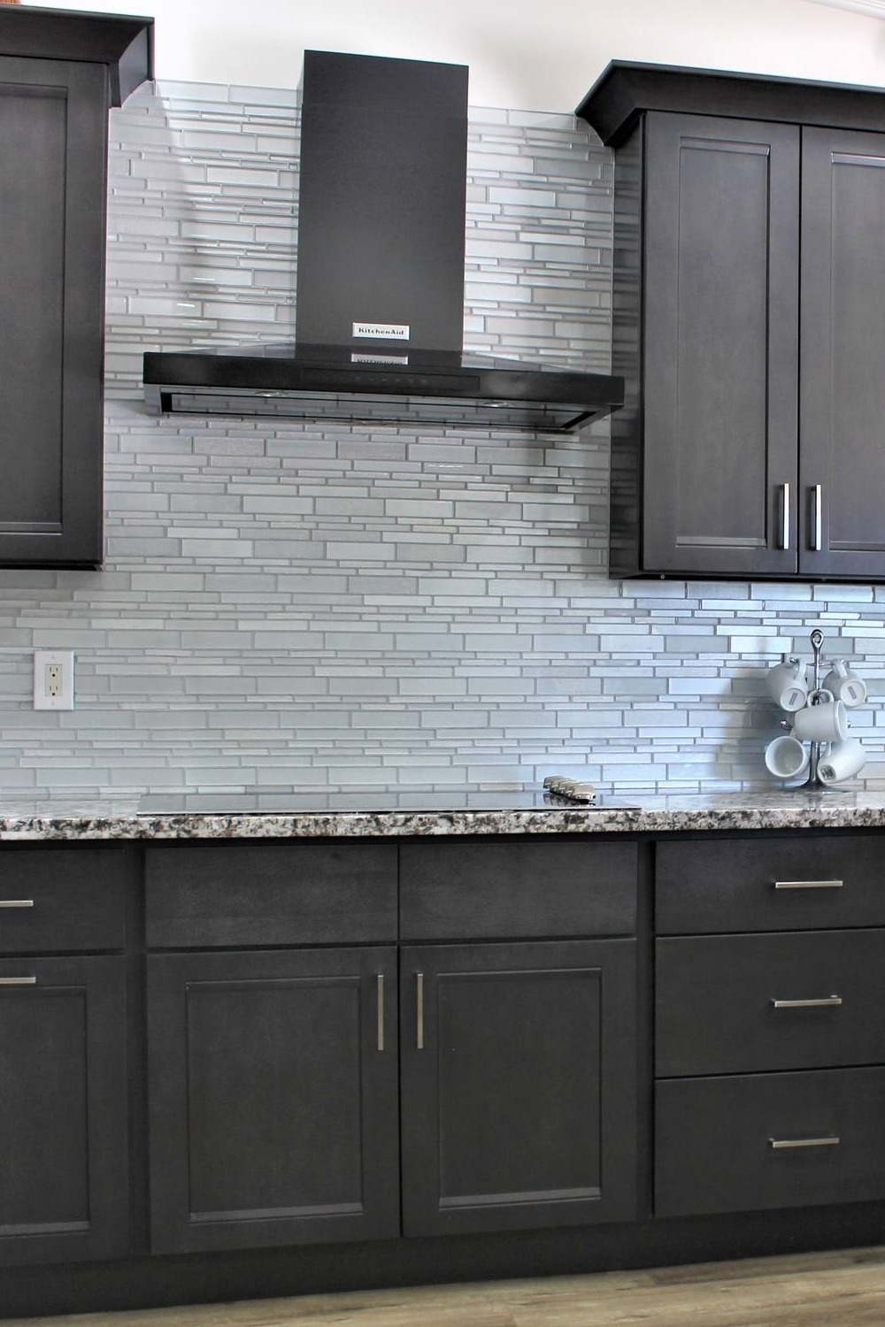 Recessed Panels Cabinets Modern Styles White Cabinets Gray Kitchens Darker Version Subway Tiles