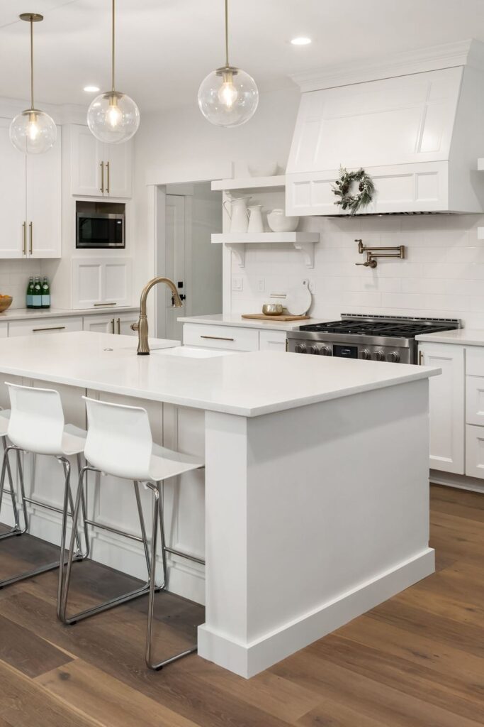 26+ Flooring Ideas For White Kitchen | CountertopsNews.com