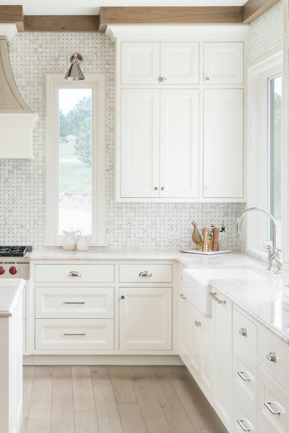 Antique White Shaker Cabinets Style Paint Space Clean Lines Hardware Versatile Neutral Remodel